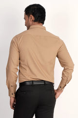 Mens Formal Shirt (Brown)
