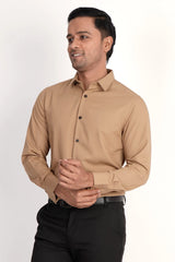 Mens Formal Shirt (Brown)