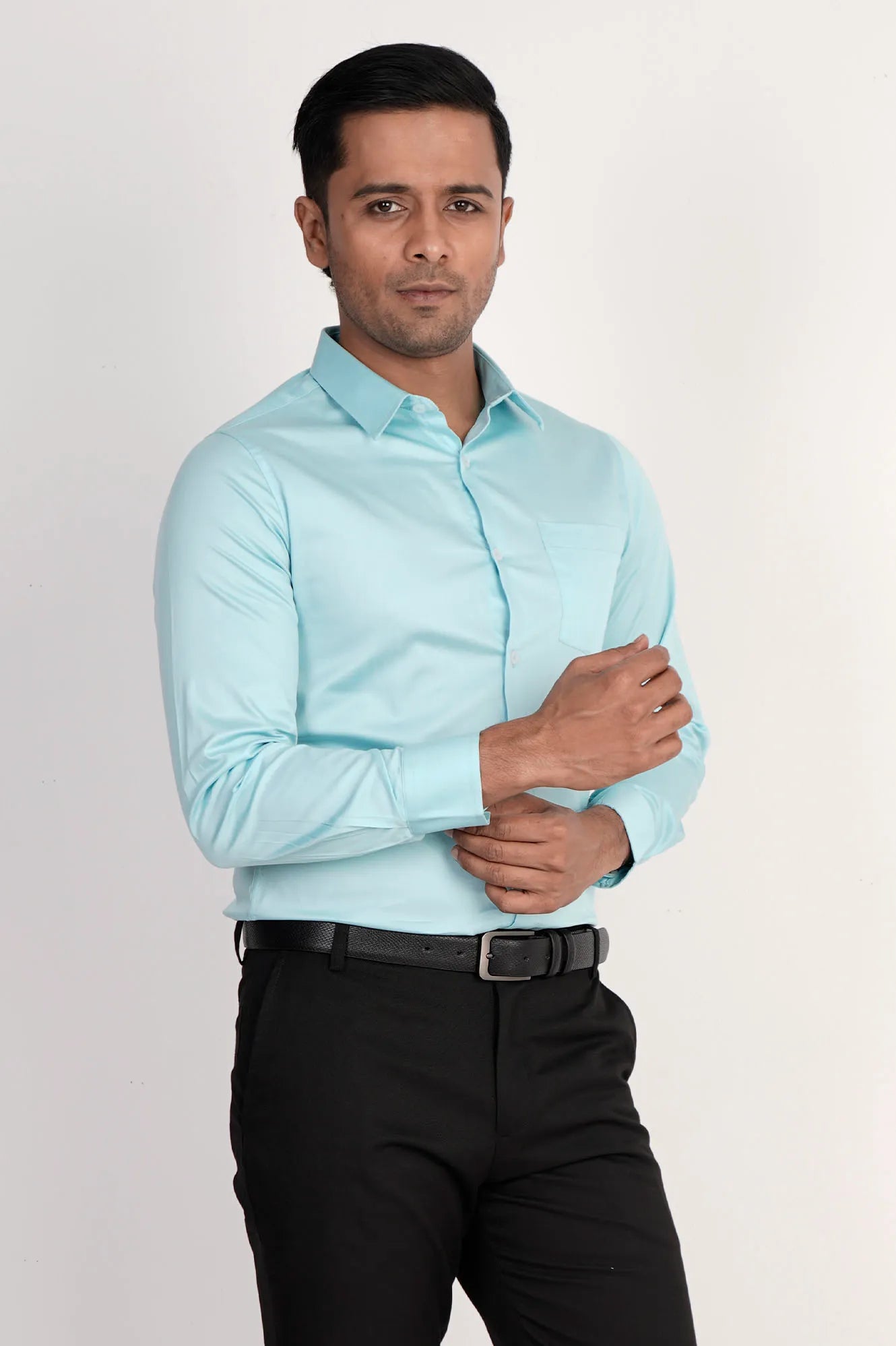 Mens Formal Shirt (AQUA)
