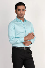 Mens Formal Shirt (AQUA)