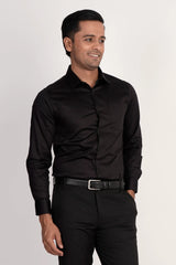 Mens Formal Shirt (Black)