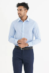 Mens Formal Shirt (Blue Check)