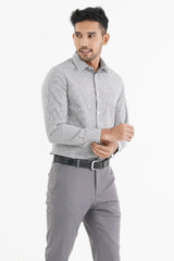 Mens Formal Shirt (Black Check)