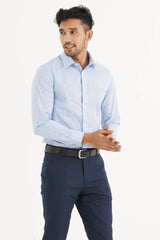 Mens Formal Shirt (Blue Check)