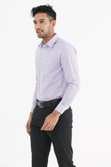 Mens Formal Shirt (Maroon check)
