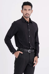 Mens Formal Shirt (Black)