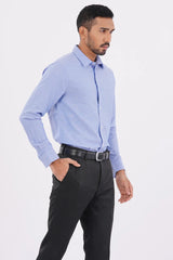 Mens Formal Shirt (Mid Blue)