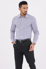 Mens Formal Shirt (Blue Ginham)