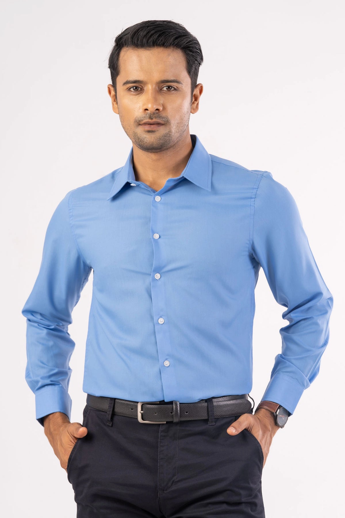 Men's Formal Shirt (Blue)
