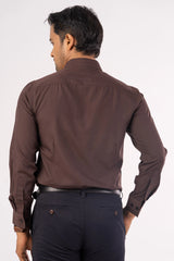 Men's Formal Shirt (Dk. Brown)
