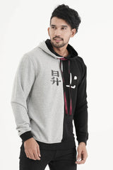 Men's Hoodie (Grey Black)