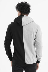 Men's Hoodie (Grey Black)