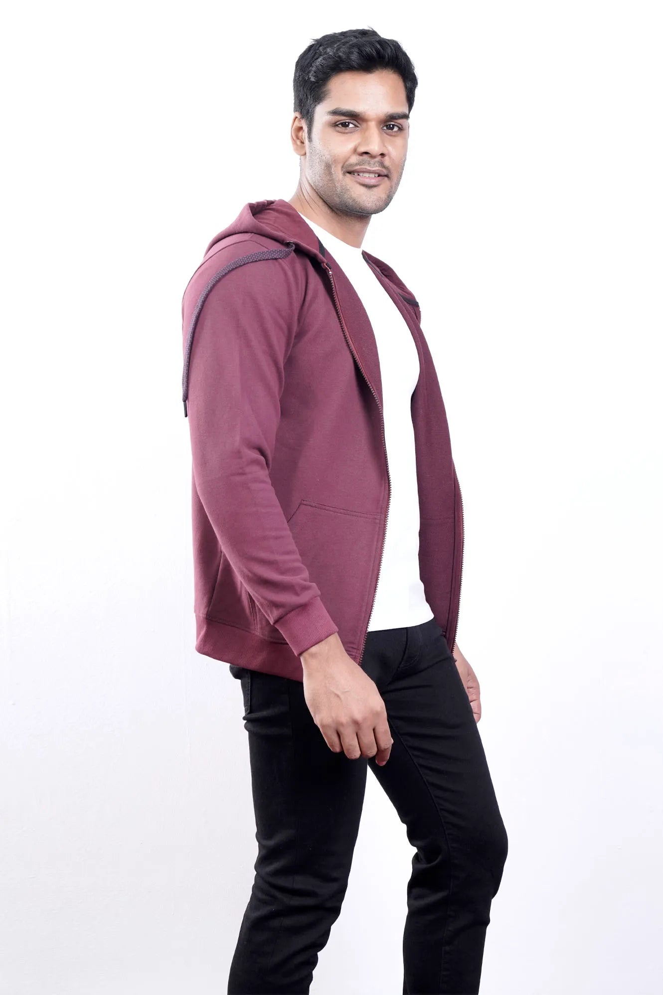 Men's Hoodie (Burgundy)