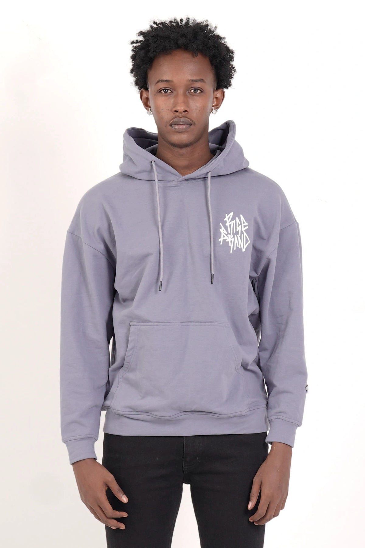 Men's Hoodie (Bluish Grey)