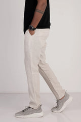 Men's Jogger (Beige Stripe)
