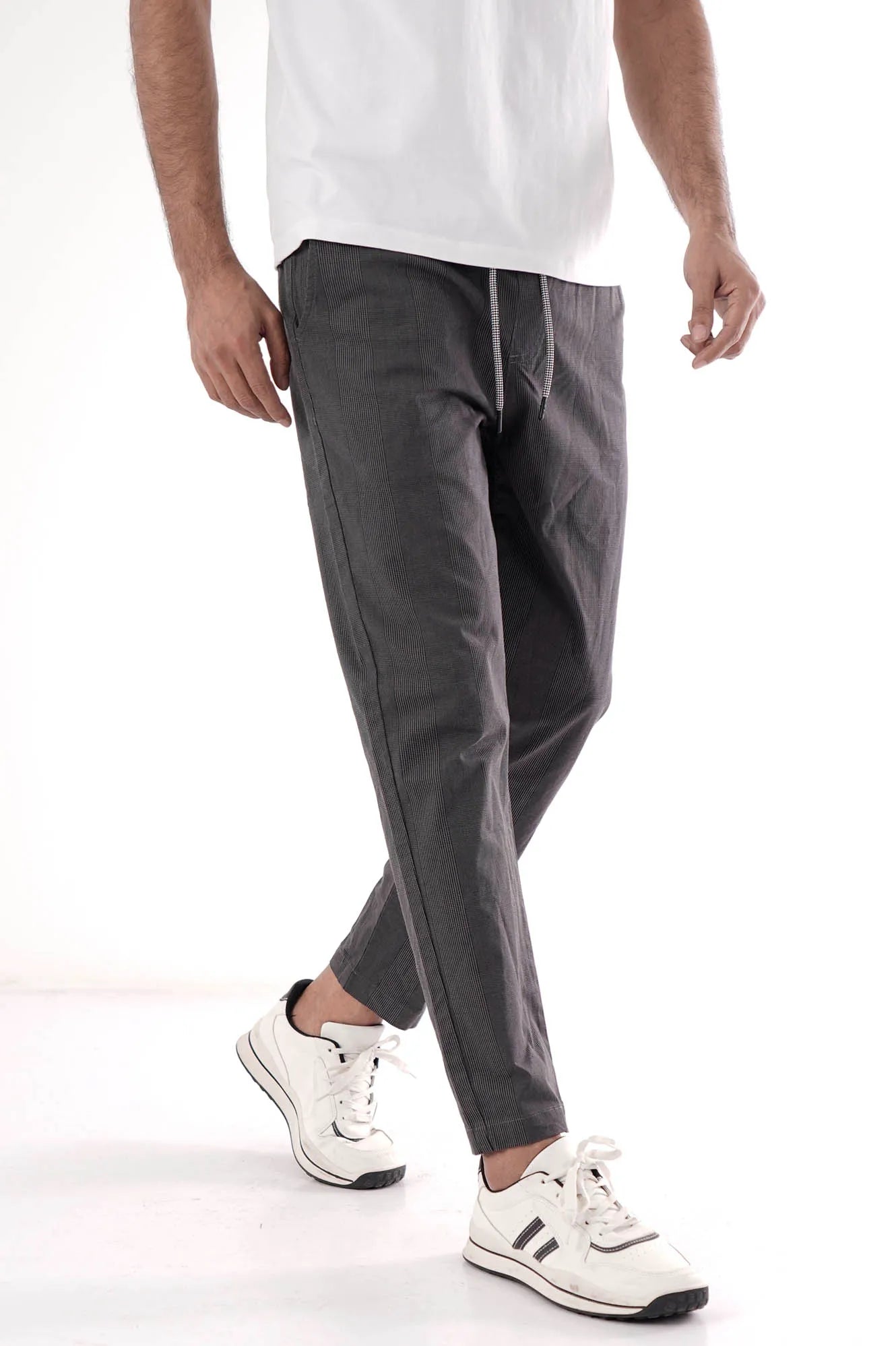 Men's Jogger (Grey Check)