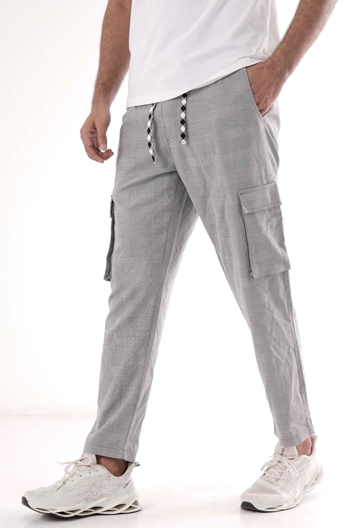 Men's Jogger (Grey Check)
