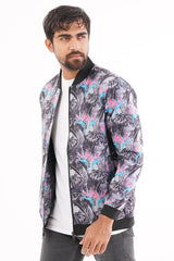 Men's Jacket (Grey Printed)