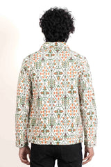 Men's Jacket (Green Printed)