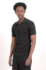 Men's Polo Shirt (Black)