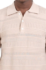 Men's Polo Shirt (Beige)