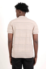 Men's Polo Shirt (Beige)