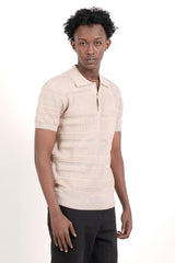 Men's Polo Shirt (Beige)