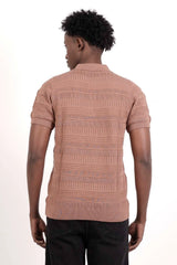 Men's Polo Shirt (Lt. Brown)