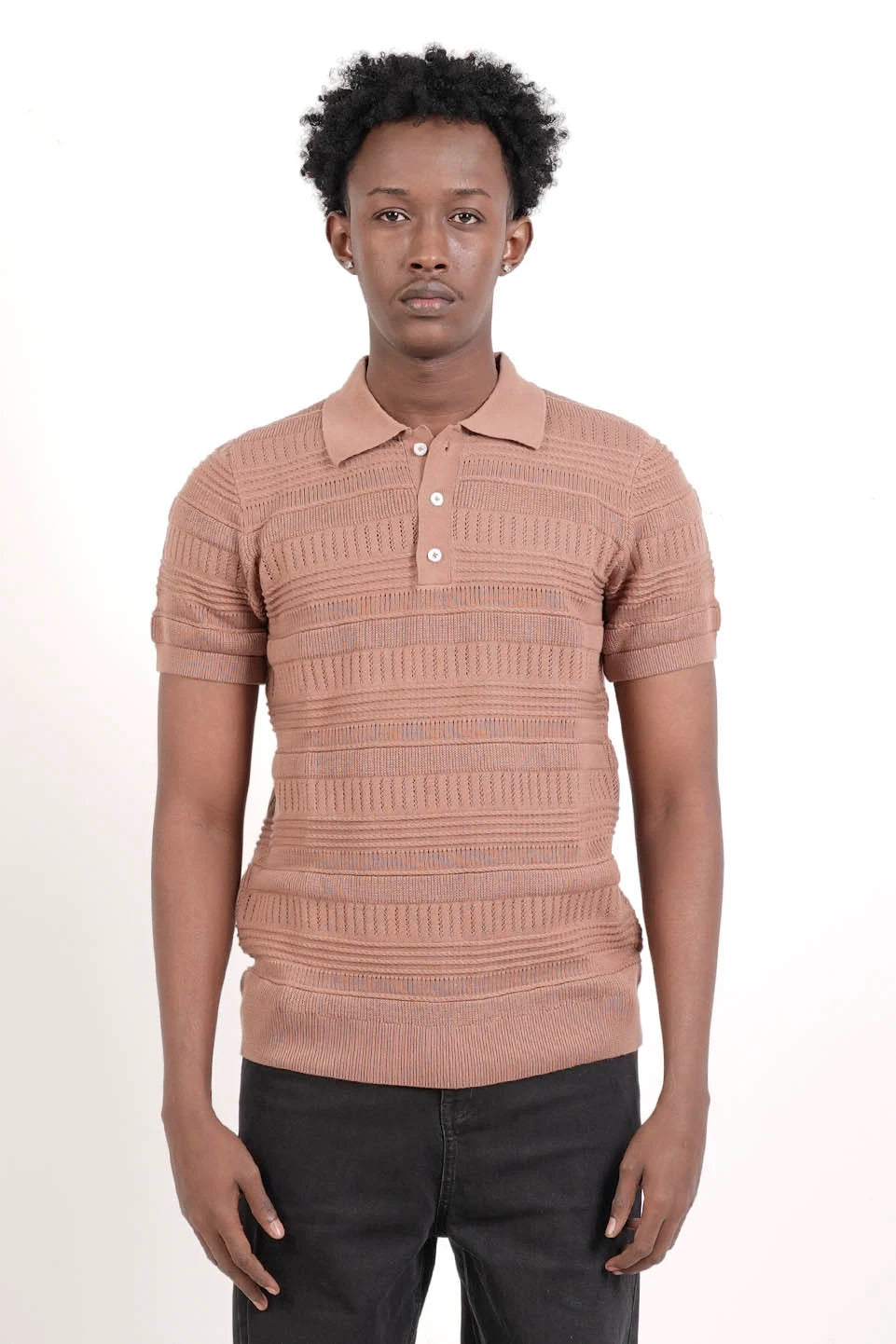 Men's Polo Shirt (Lt. Brown)
