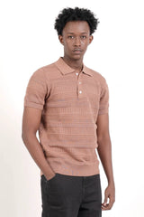 Men's Polo Shirt (Lt. Brown)