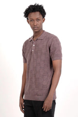 Men's Polo Shirt (Purplish Grey)