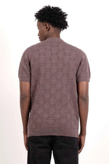 Men's Polo Shirt (Purplish Grey)