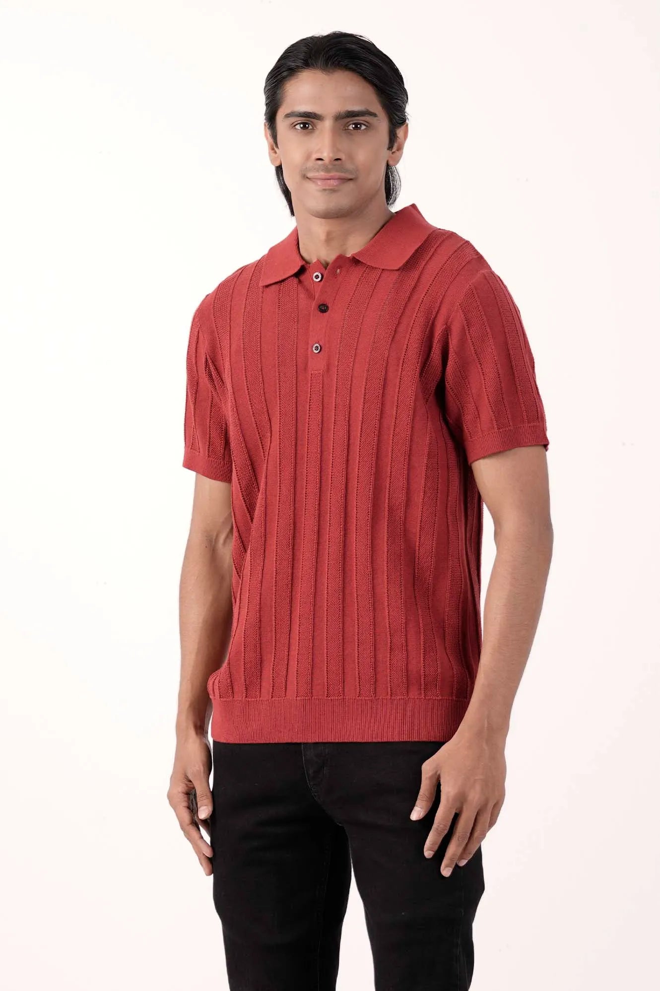 Men Polo Shirt (Maroon)