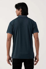 Men Polo Shirt (Peacock Blue)