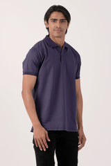 Men Polo Shirt (Navy Stripe)