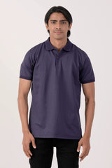 Men Polo Shirt (Navy Stripe)
