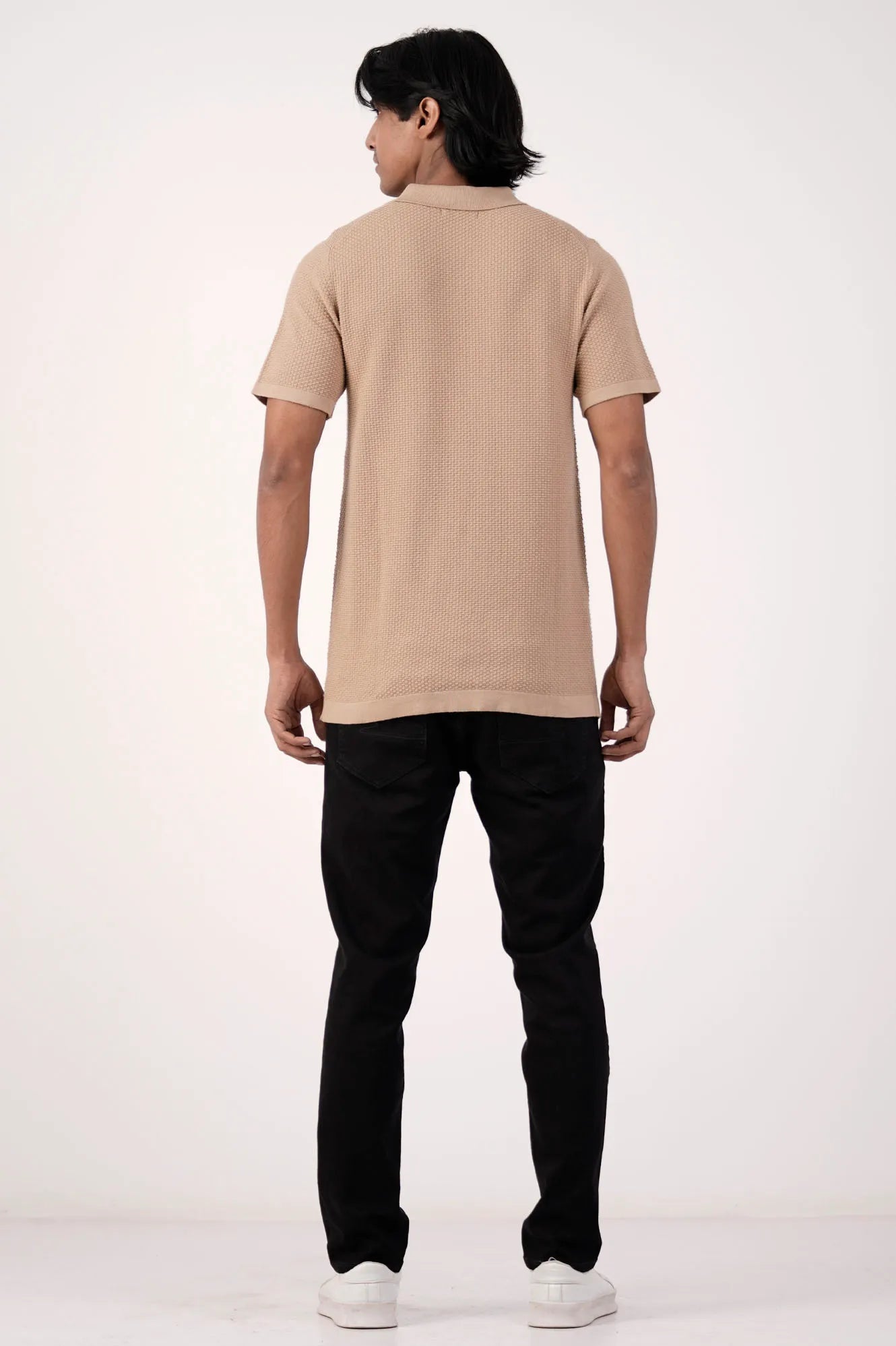 Men's Polo Shirt (Beige)