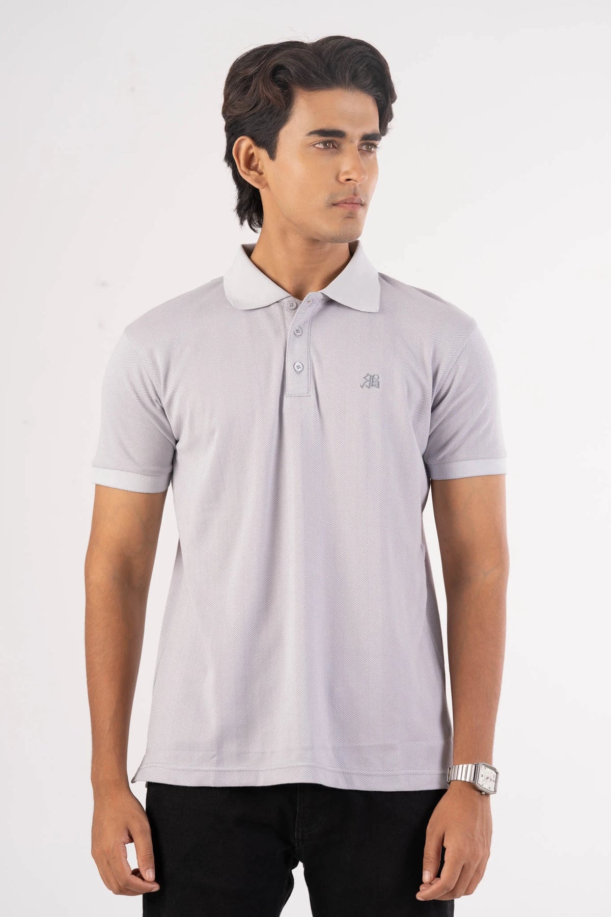 Men's Polo Shirt (Lt. Grey)