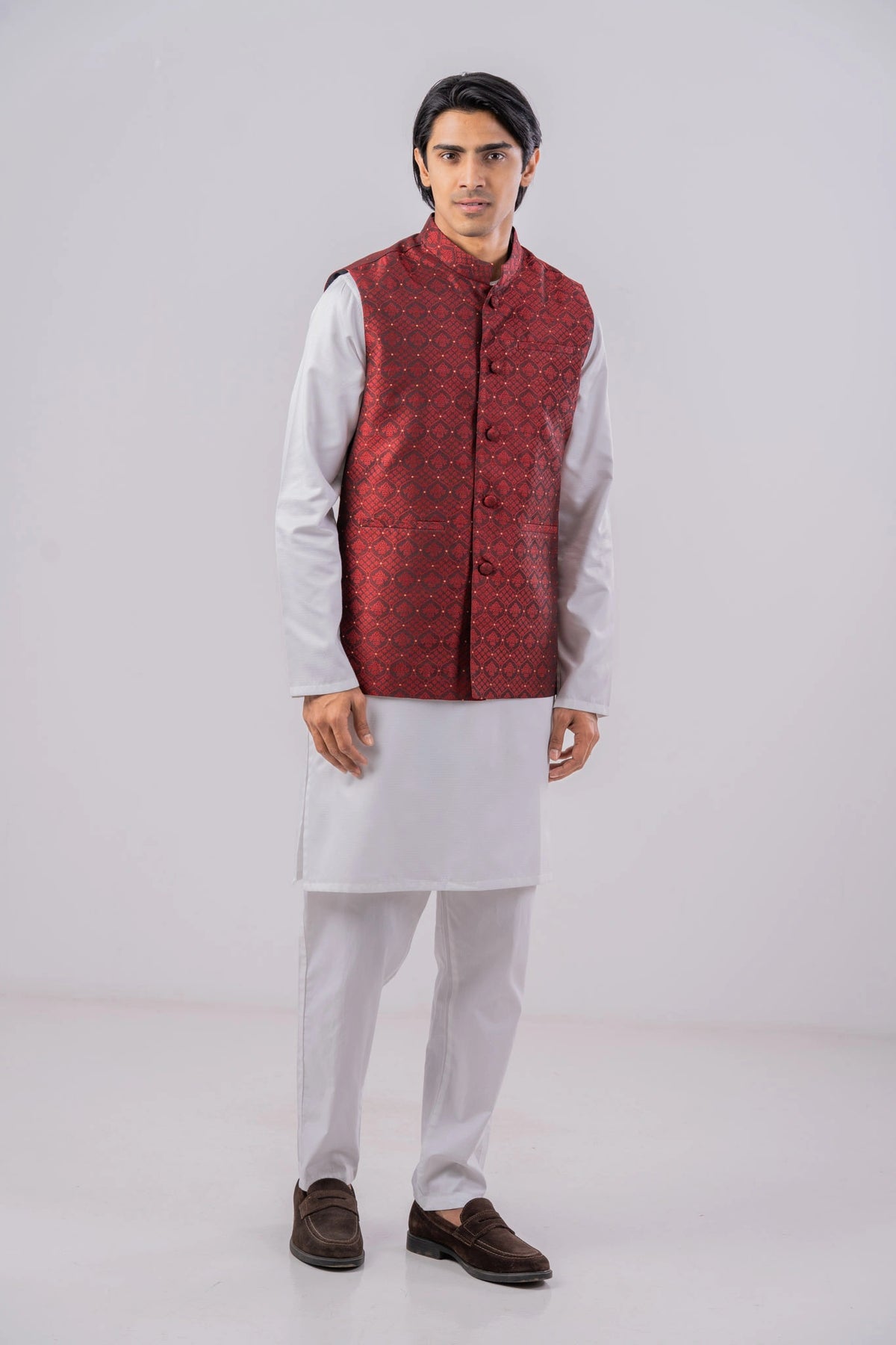 Men's Vest (Maroon)