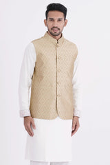 Men Vest (Cream)