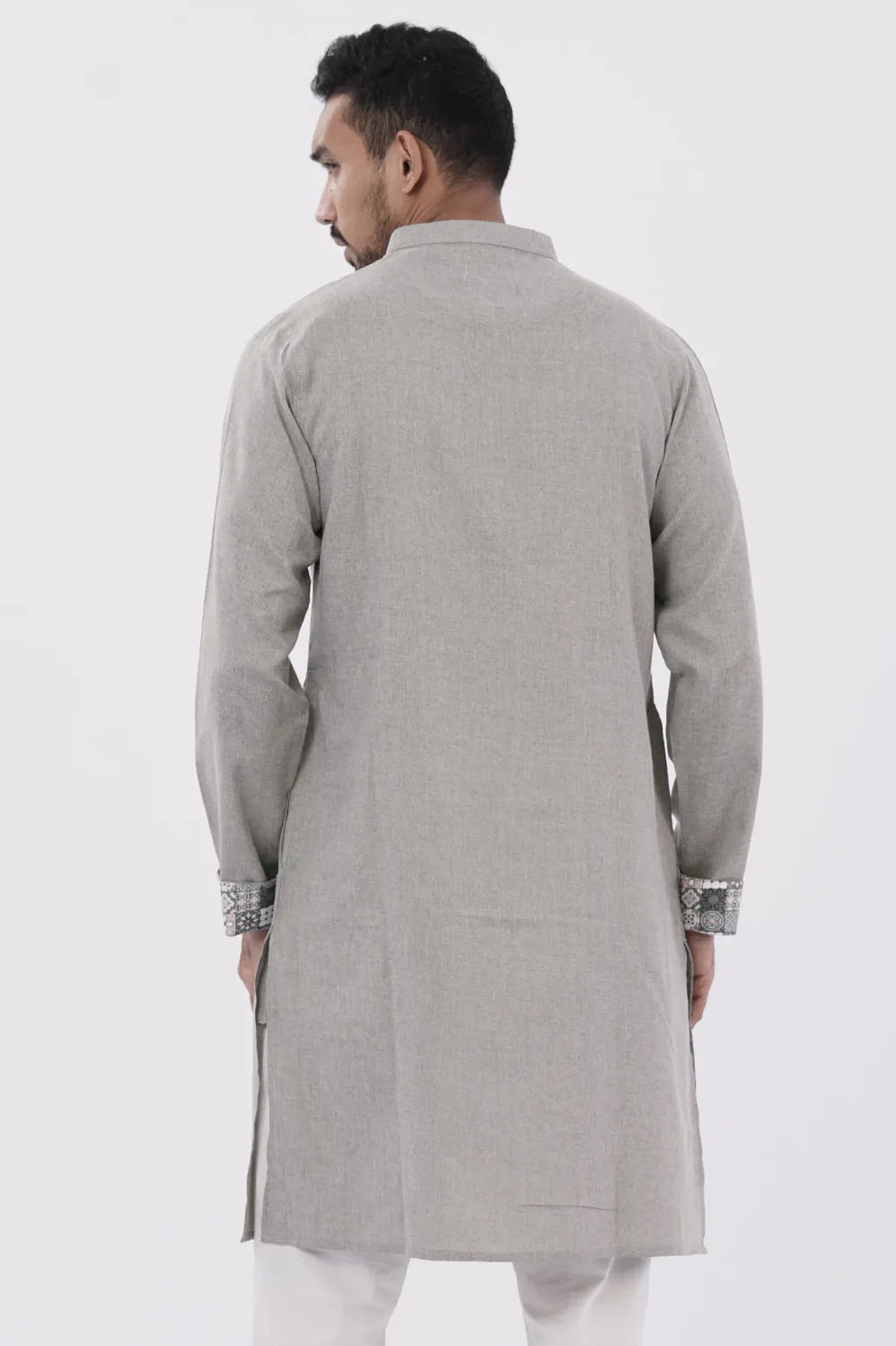 Men Panjabi (Brownish grey)