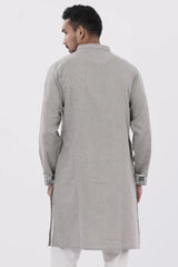 Men Panjabi (Brownish grey)