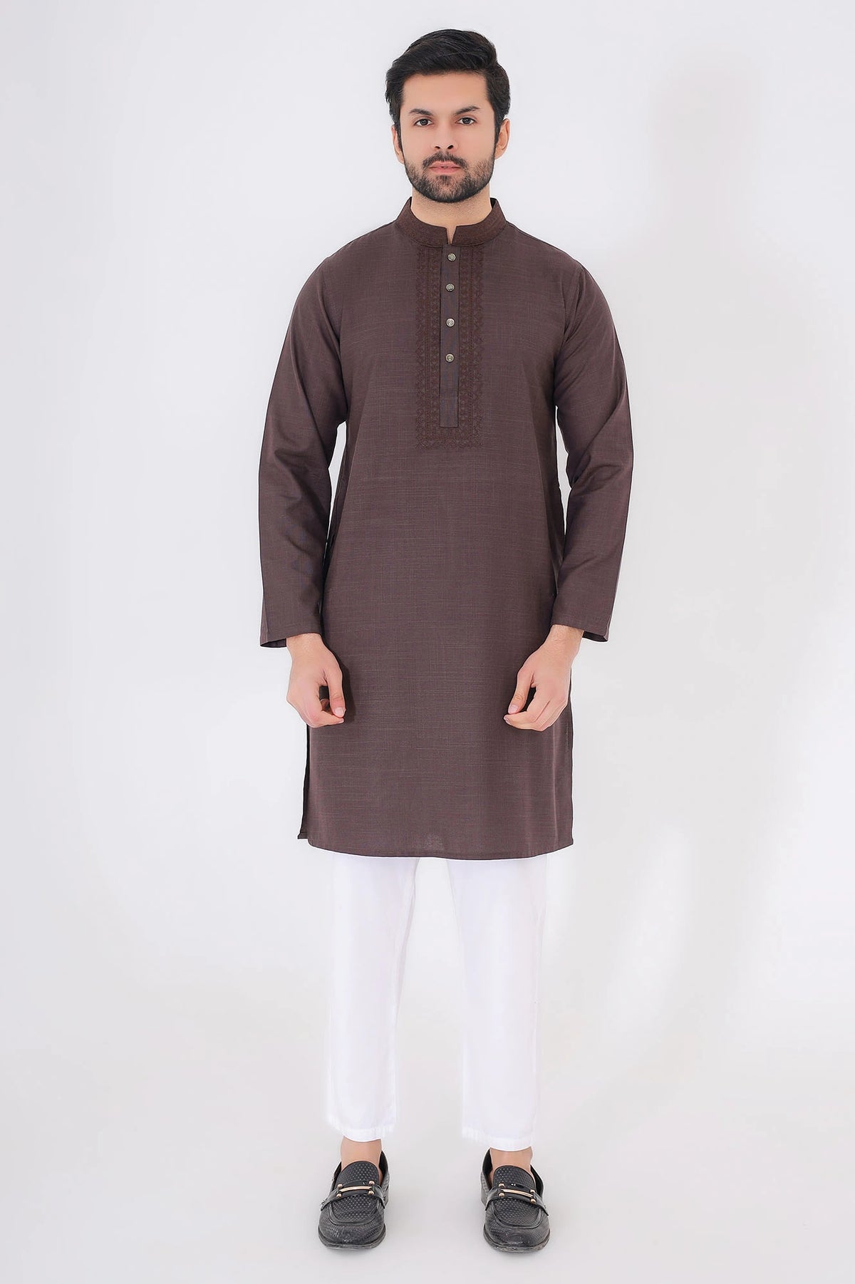 Men's Panjabi (Brown)