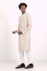 Men's Panjabi (Sage Printed)