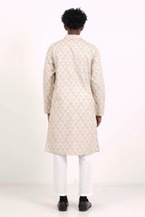 Men's Panjabi (Sage Printed)
