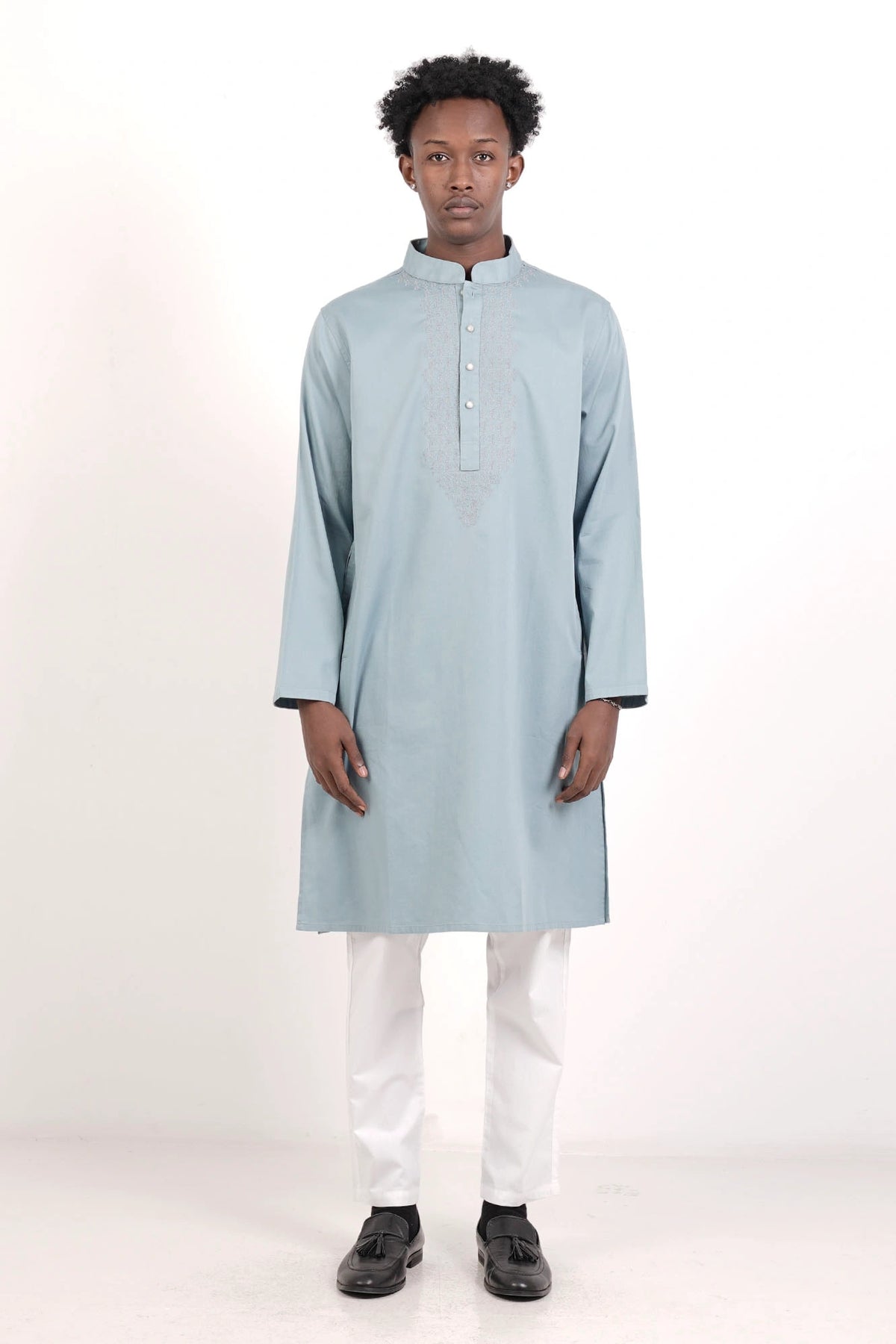 Men's Panjabi (Pastel Blue)