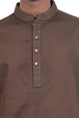 Men's Panjabi (DK. Olive)