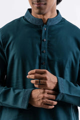 Men's Panjabi (Dk. Green)