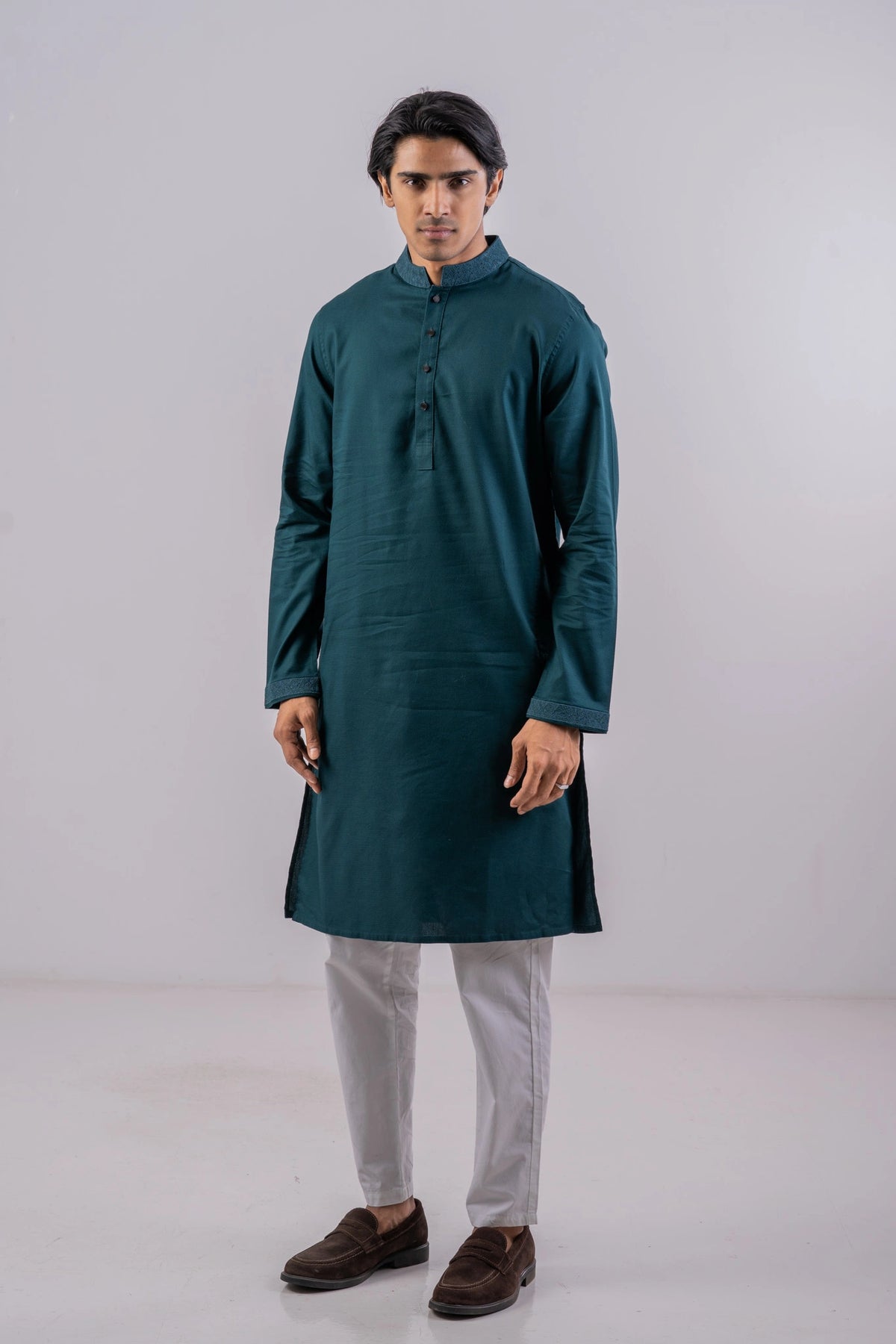 Men's Panjabi (Dk. Green)