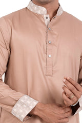 Men's Panjabi (Red Gravel)